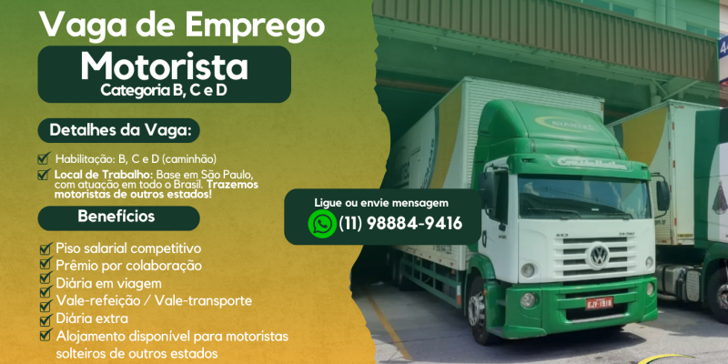 Avantec Transportes Expande Contratações e Oferece Oportunidade para Motoristas do Nordeste e Minas Gerais